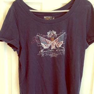 American Living Navy Blue Shirt